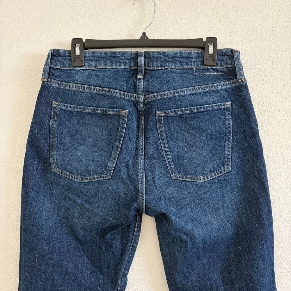 GAP Jean- Universal Slim Boyfriend Womens Size 6/28R Dark Wash Denim High-Rise